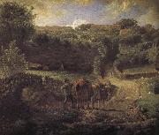 Jean Francois Millet village oil